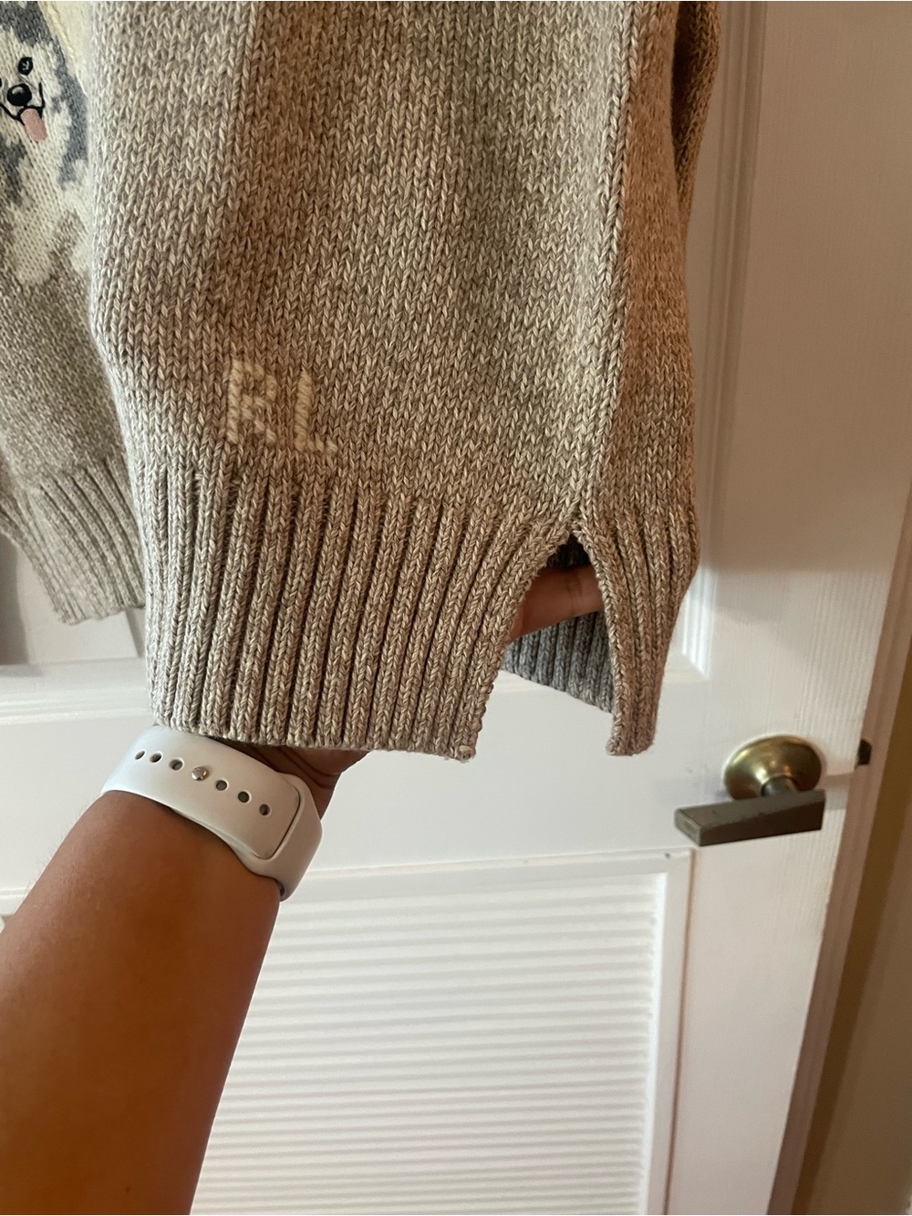 Ralph Lauren Crewneck Polo Bear Sweater - Picture 4 of 5